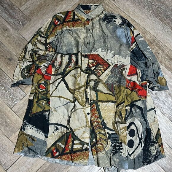 3Potato Button Down Tunic - Picture 1 of 6